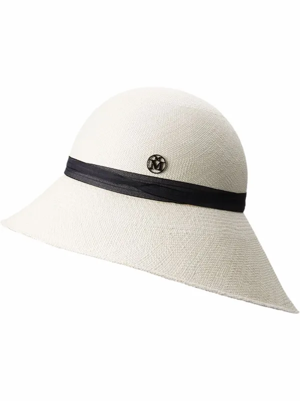 Maison Michel Julianne Cloche Straw Hat 