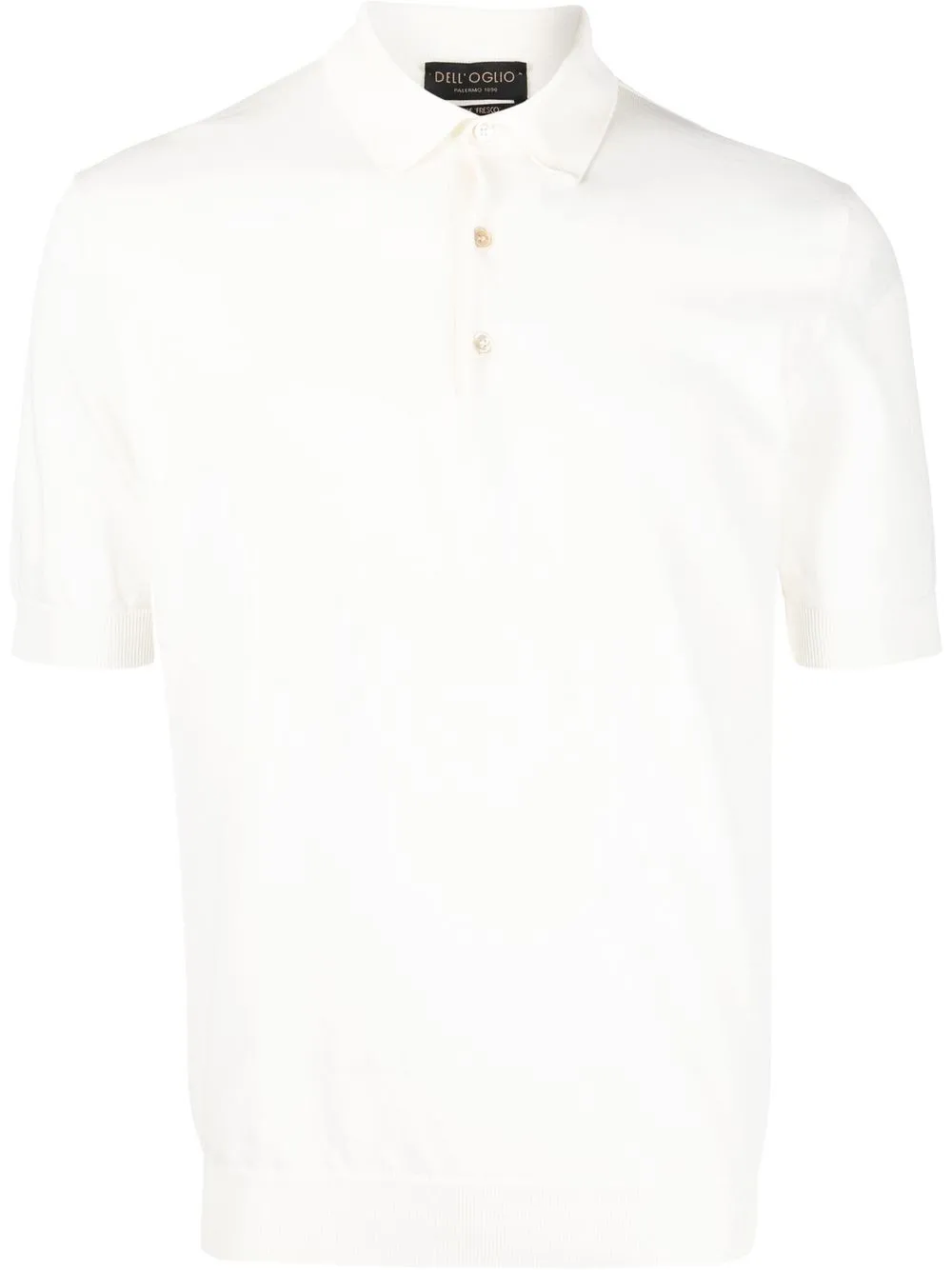 

Dell'oglio rib-trimmed polo shirt - Neutrals