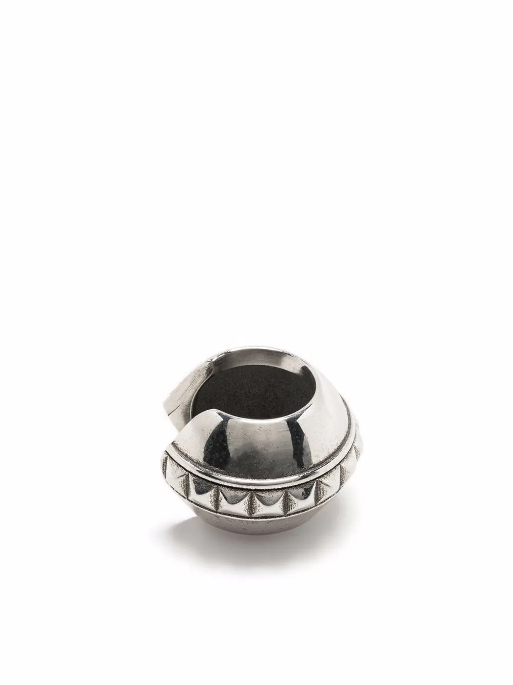 

Emanuele Bicocchi pyramid-spike spheric ear cuff - Silver