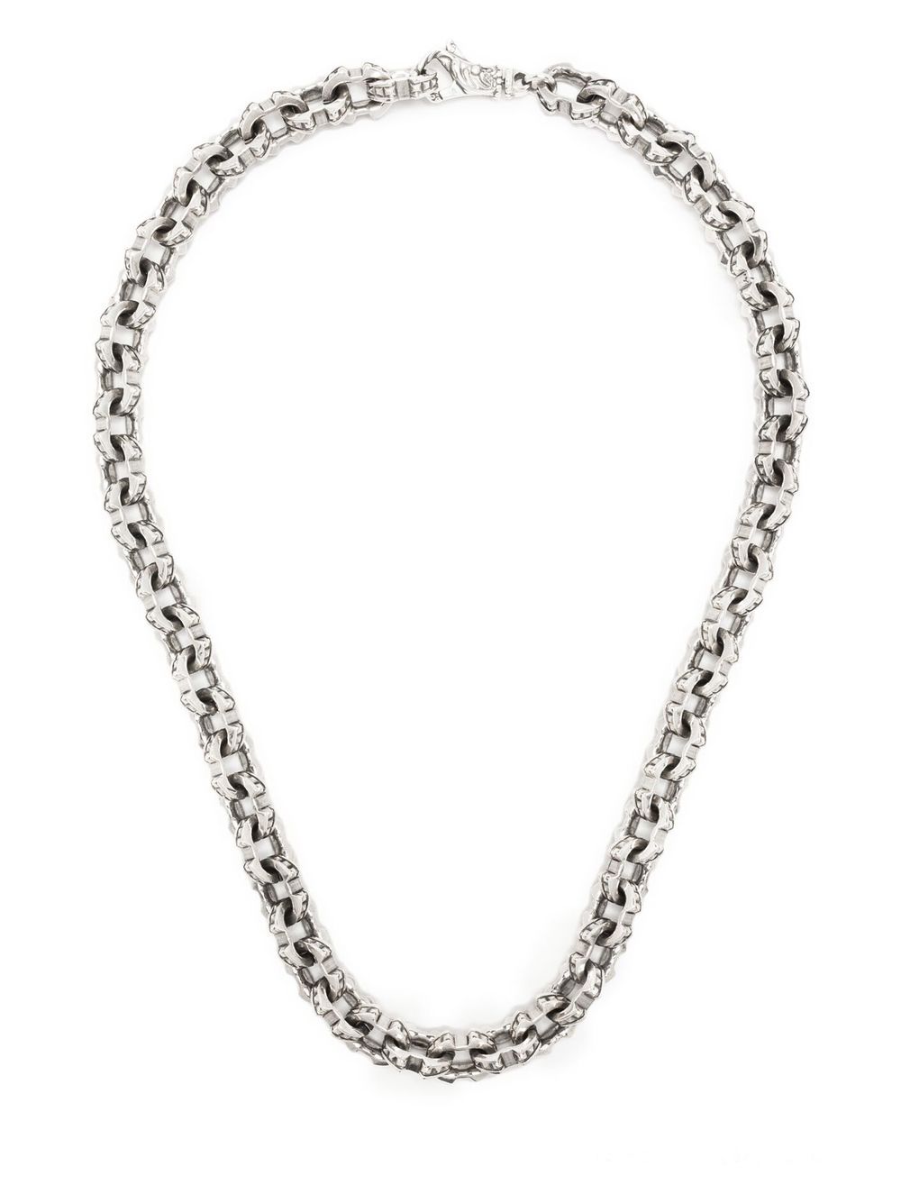 Emanuele Bicocchi spiked-link Chain Necklace | Silver | FARFETCH UK