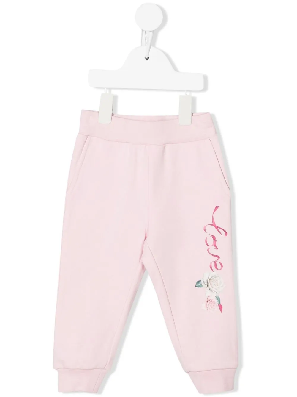 

Monnalisa pants con estampado gráfico - Rosado