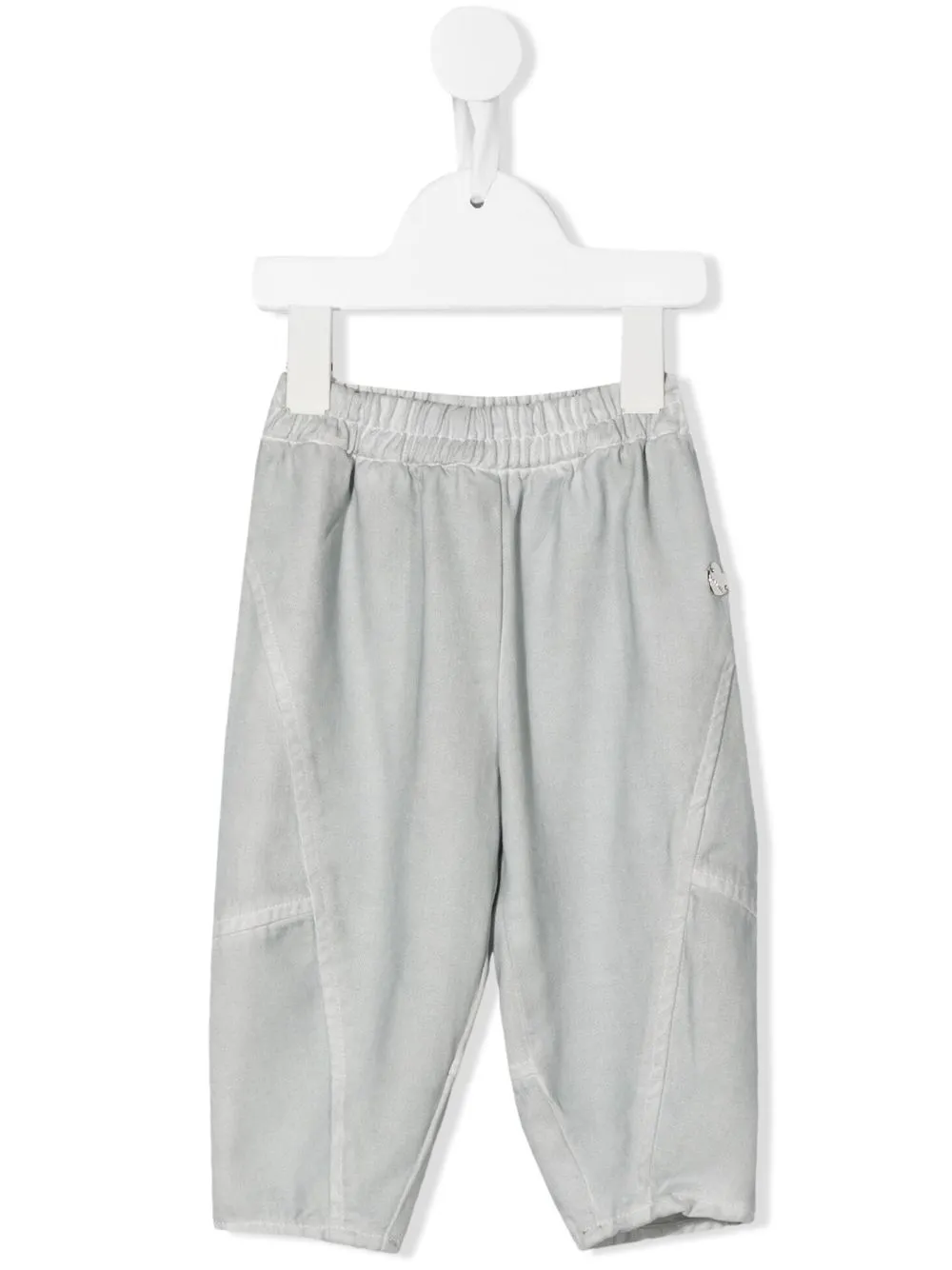 

Monnalisa pantalones slip-on con costuras - Gris