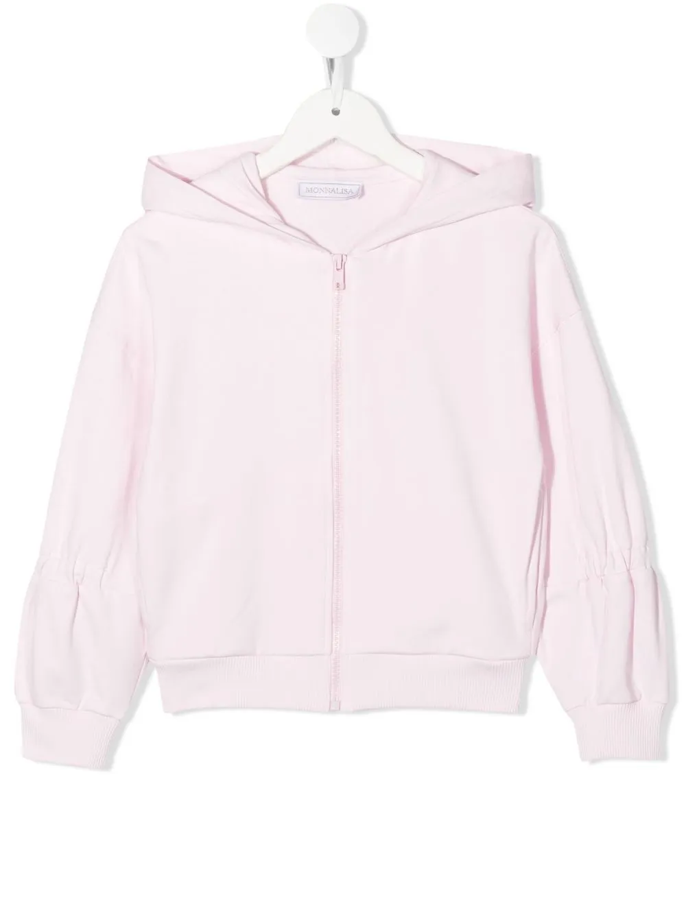 

Monnalisa hoodie con parche del logo - Rosado