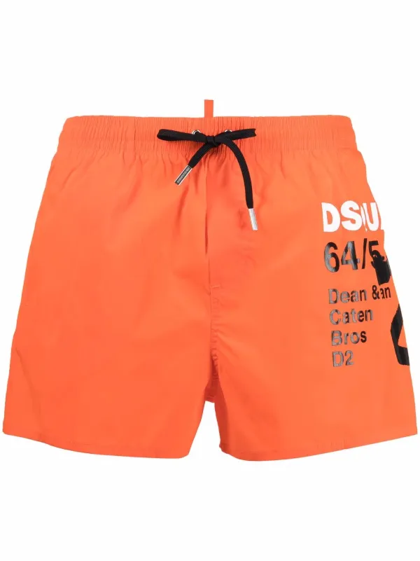 Dsquared2 logo-print Swim Shorts - Farfetch