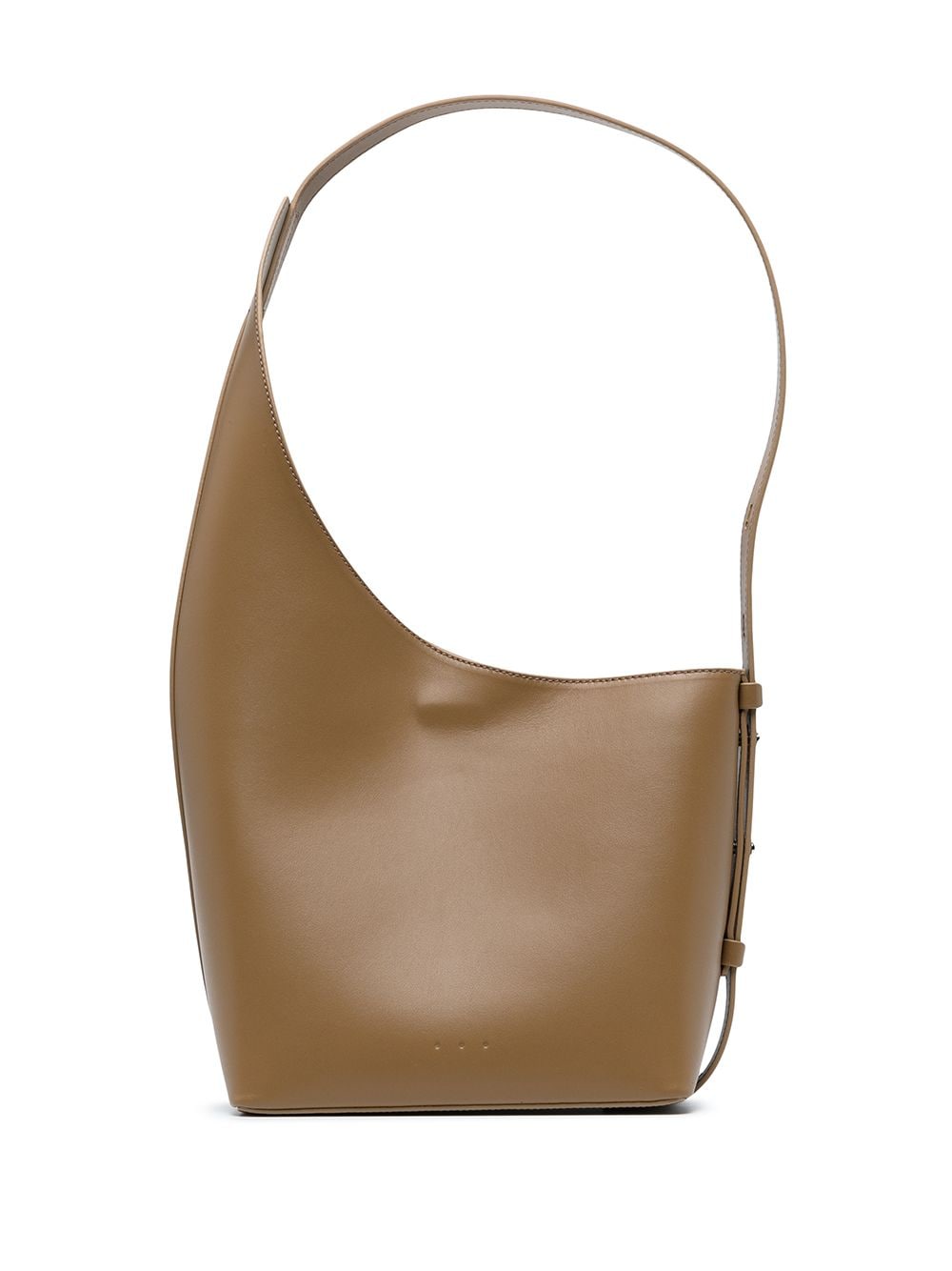 Aesther Ekme Demi Lune Shopper Leather Bag In Brown