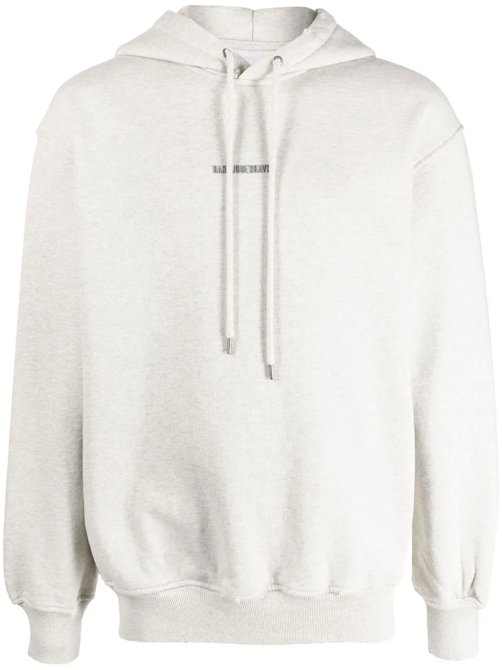 

Han Kjøbenhavn hoodie con efecto envejecido - Gris
