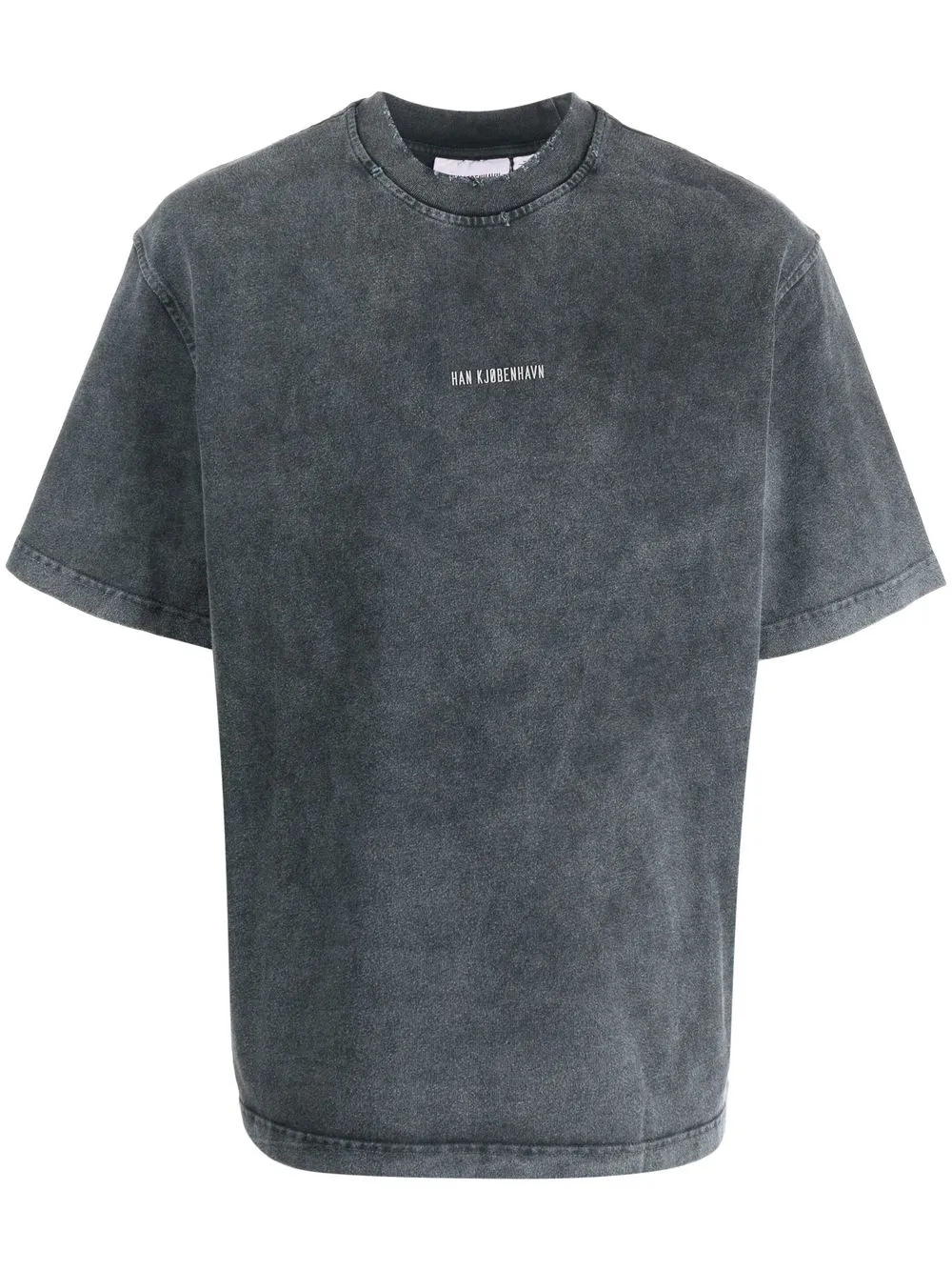 

Han Kjøbenhavn playera con logo y efecto envejecido - Gris