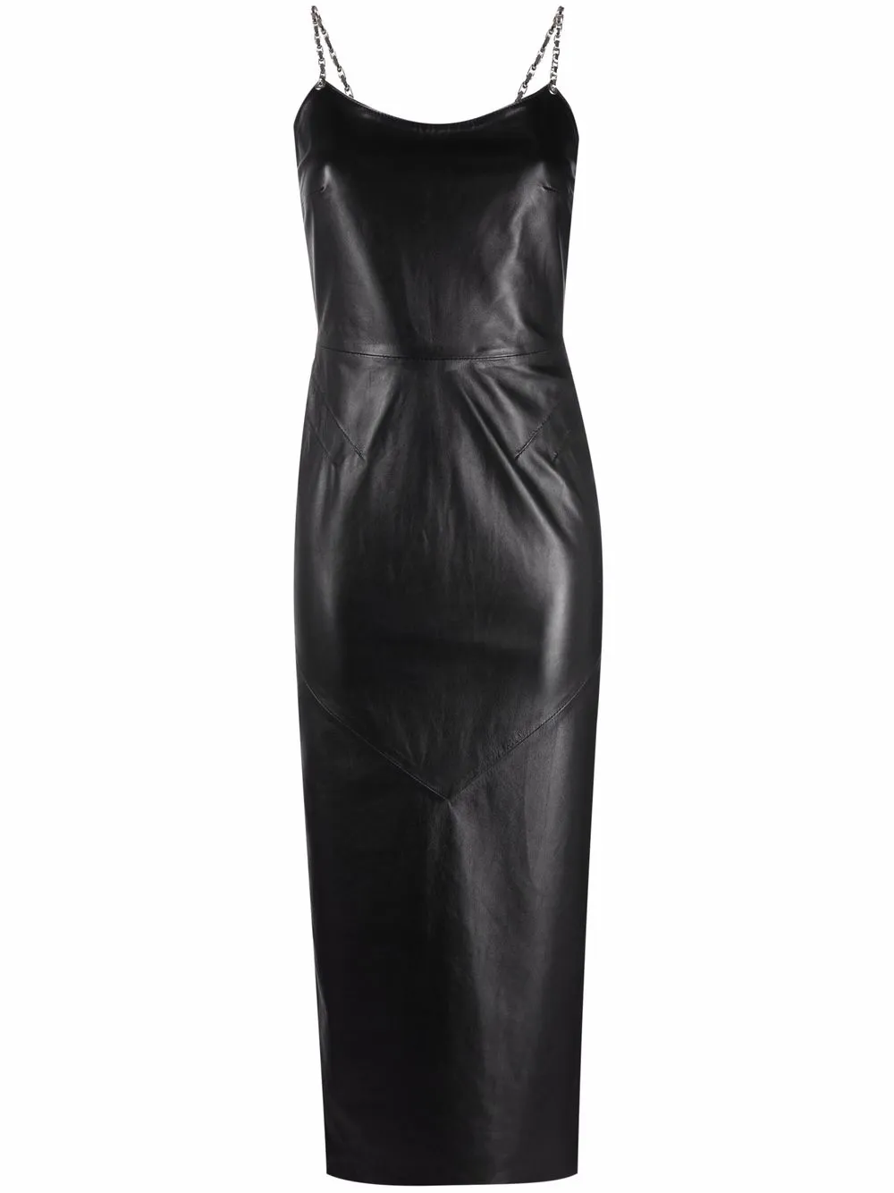 

Manokhi Petra leather midi dress - Black