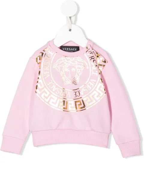 Young Versace سويت شيرت بطبعة رأس ميدوسا