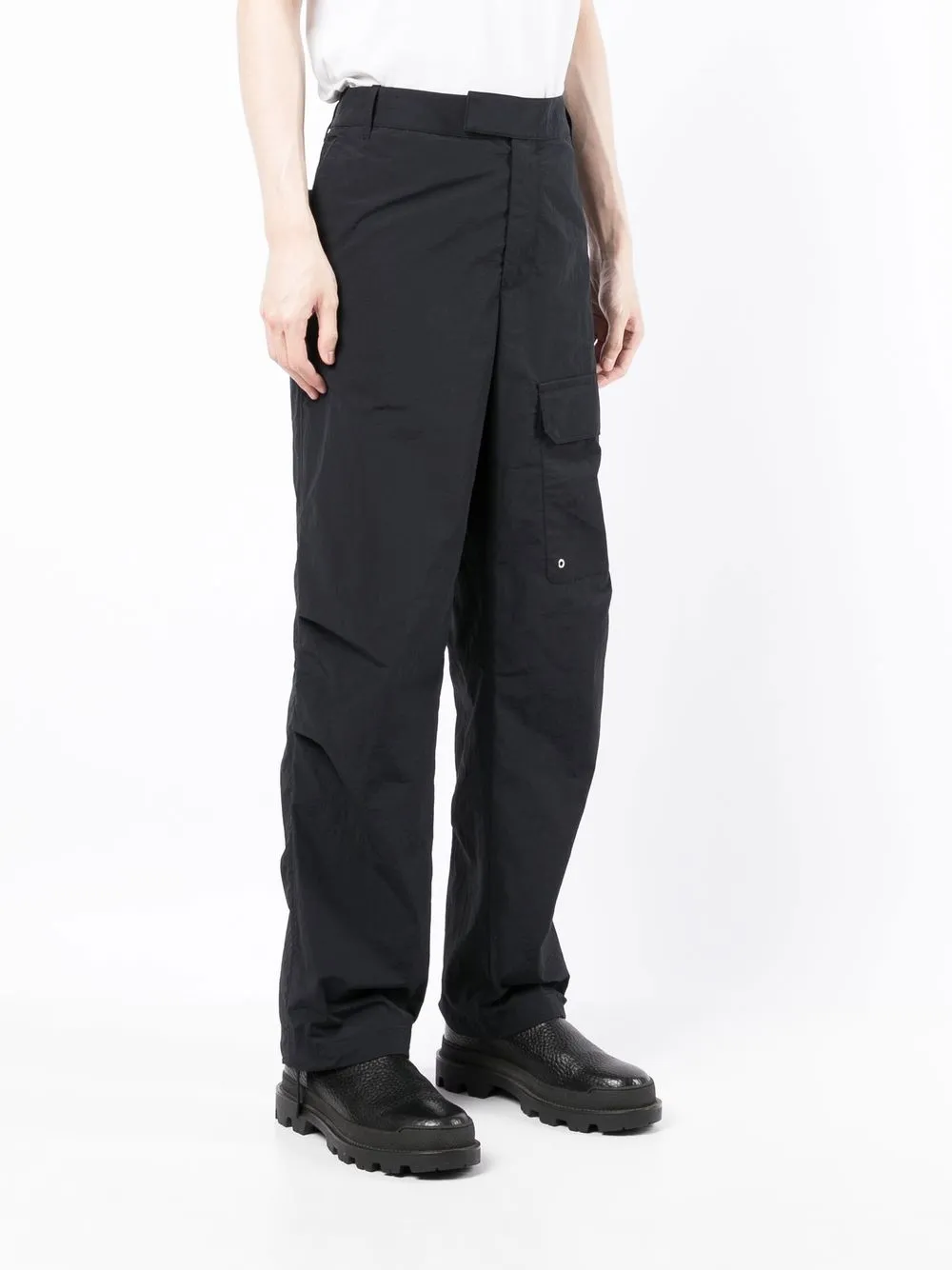  Helmut Lang Hose Mit Lockerem Schnitt   Schwarz 
