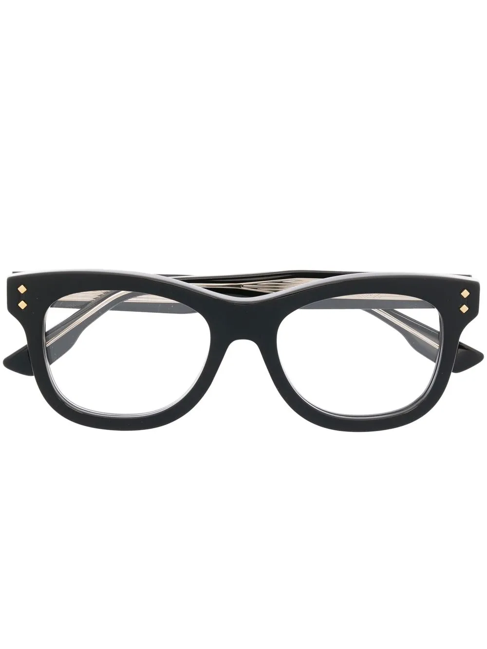 

Gucci Eyewear lentes con armazón cuadrada - Negro