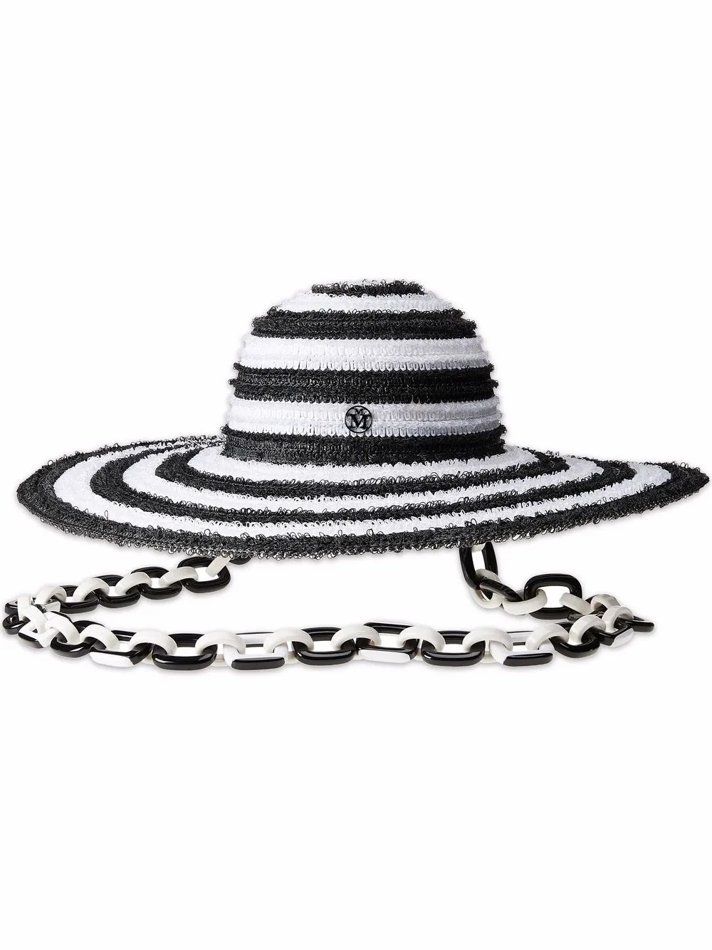 

Maison Michel sombrero Blanche - Negro