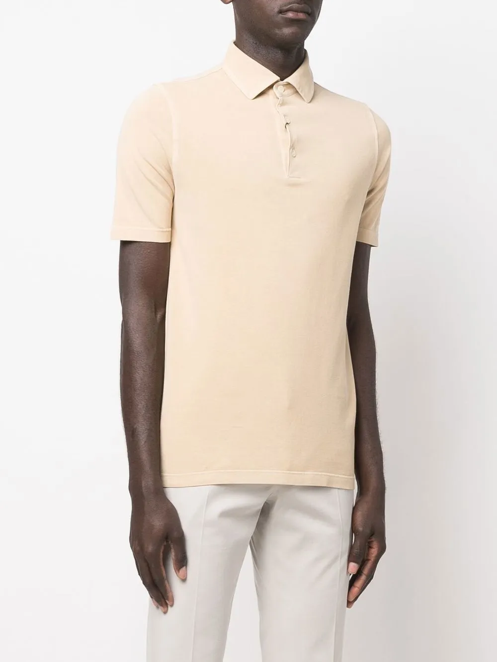  Dell'oglio Kurzärmeliges Poloshirt   Gelb 