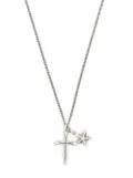 Emanuele Bicocchi cross-pendant necklace - Silver