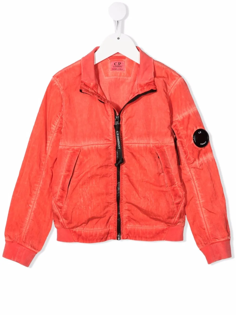 

C.P. Company Kids chamarra ligera con detalle de lente - Rojo