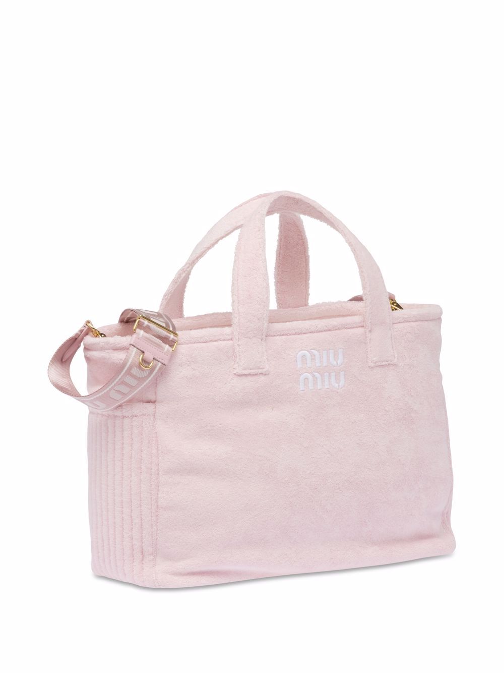 Miu Miu Terry Cloth Tote Bag - Farfetch