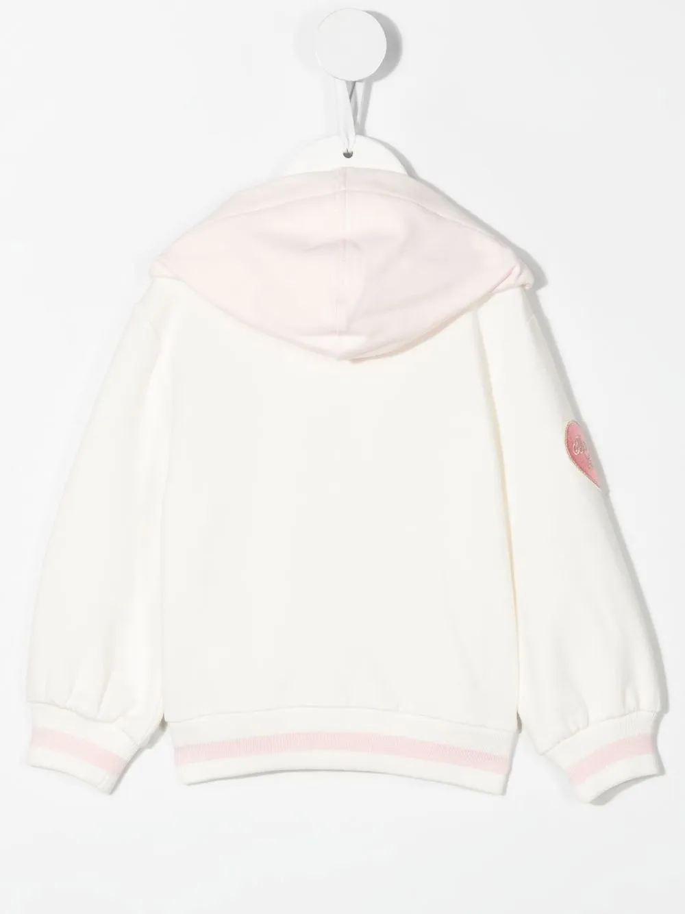 Monnalisa Hoodie met patch - 0192 PANNA