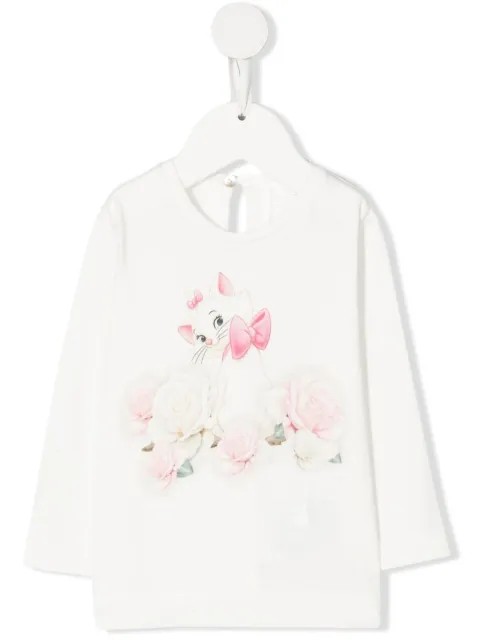 Monnalisa Maria-motif cotton T-Shirt 