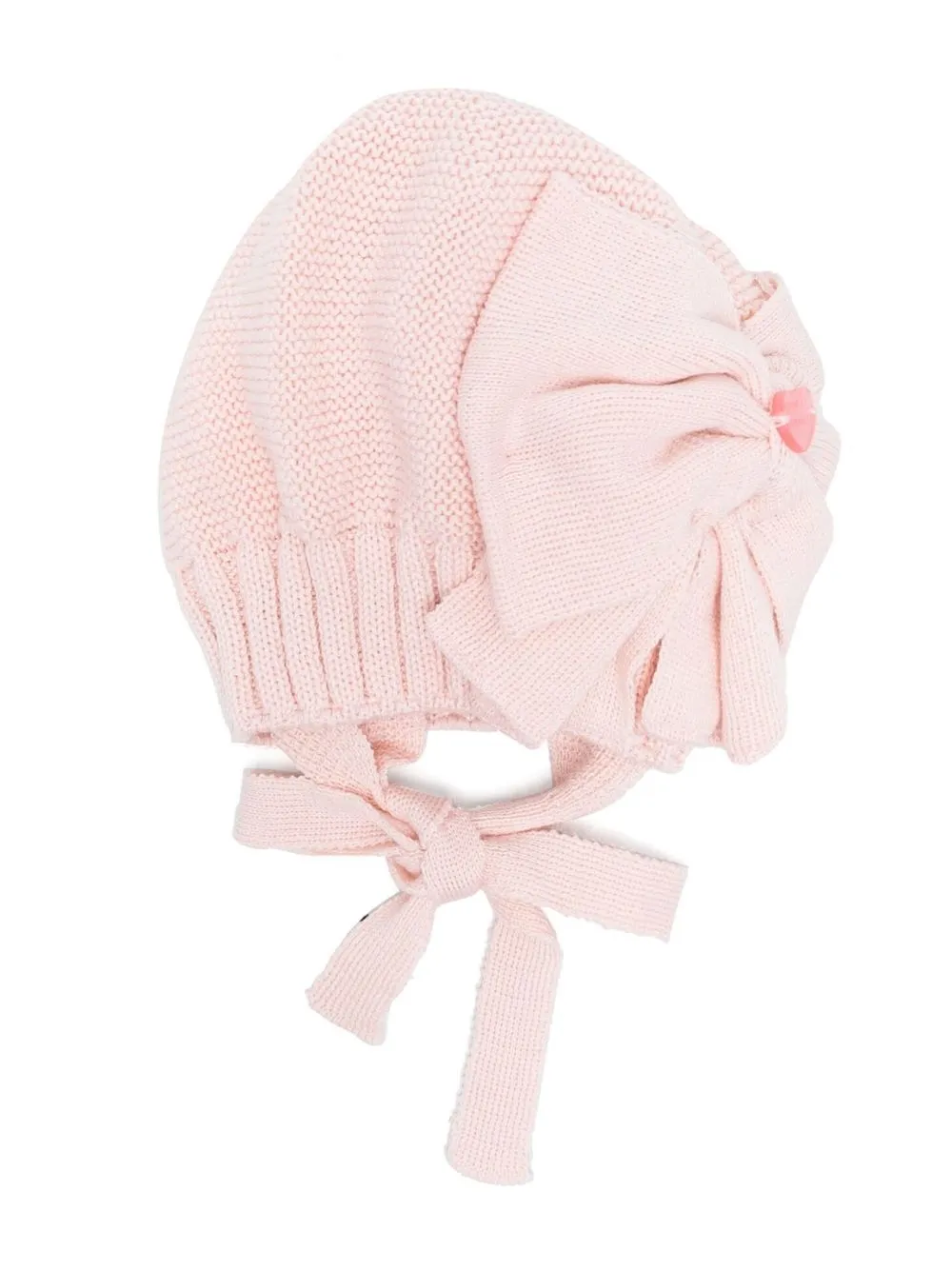 

Monnalisa oversize bow knit hat - Pink