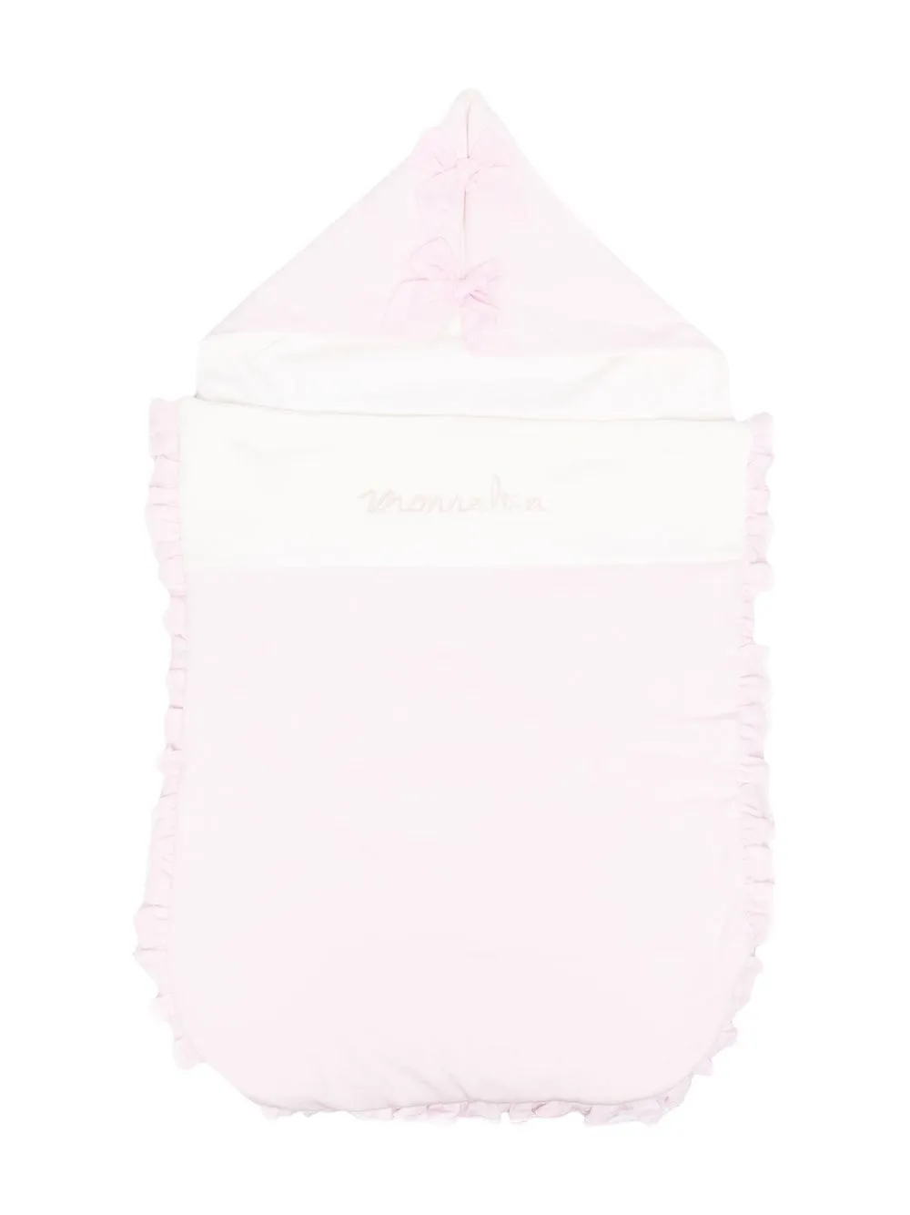 

Monnalisa embroidered-logo sleeping bag - Pink