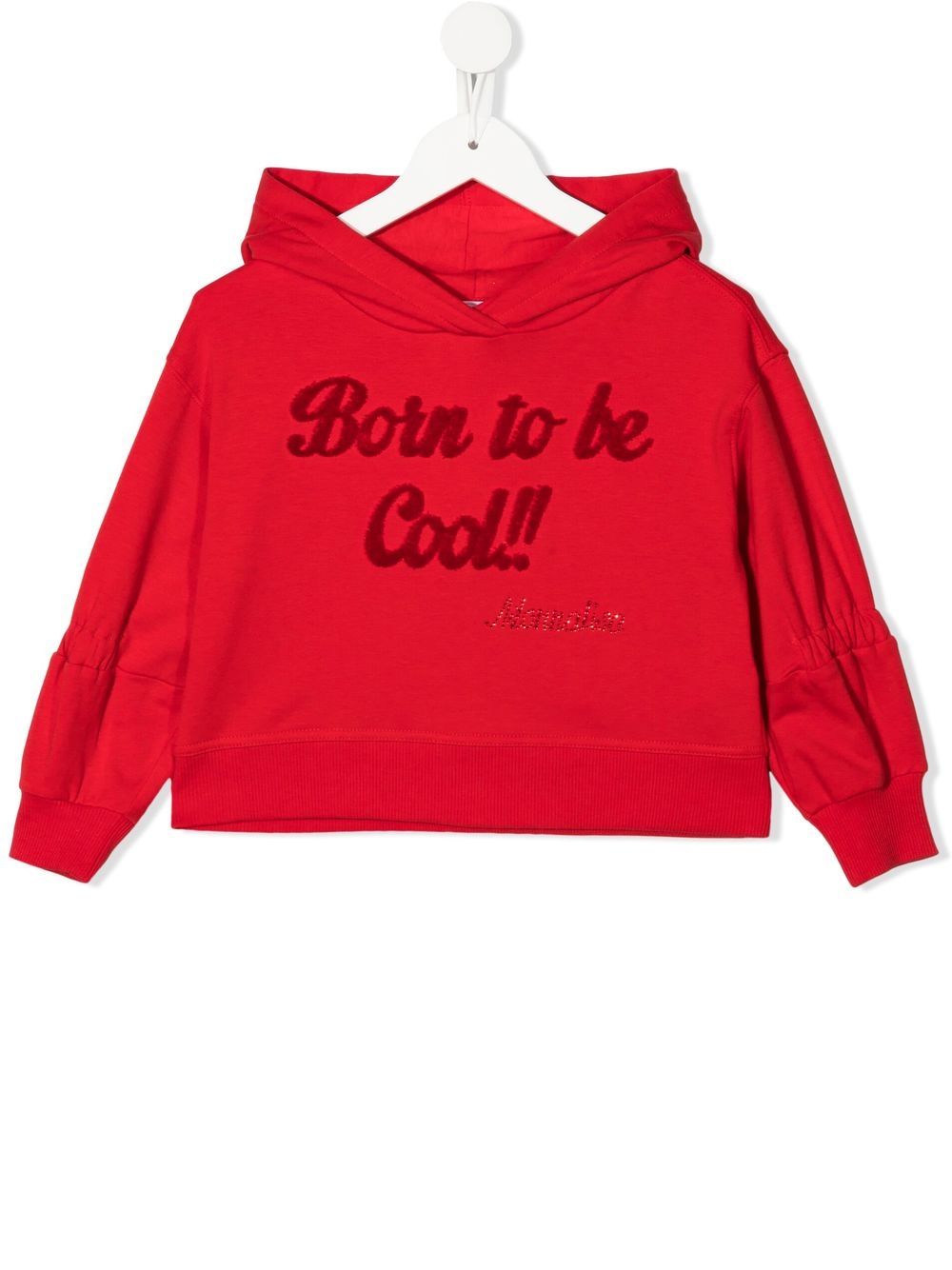 

Monnalisa hoodie Born To Be Cool - Rojo