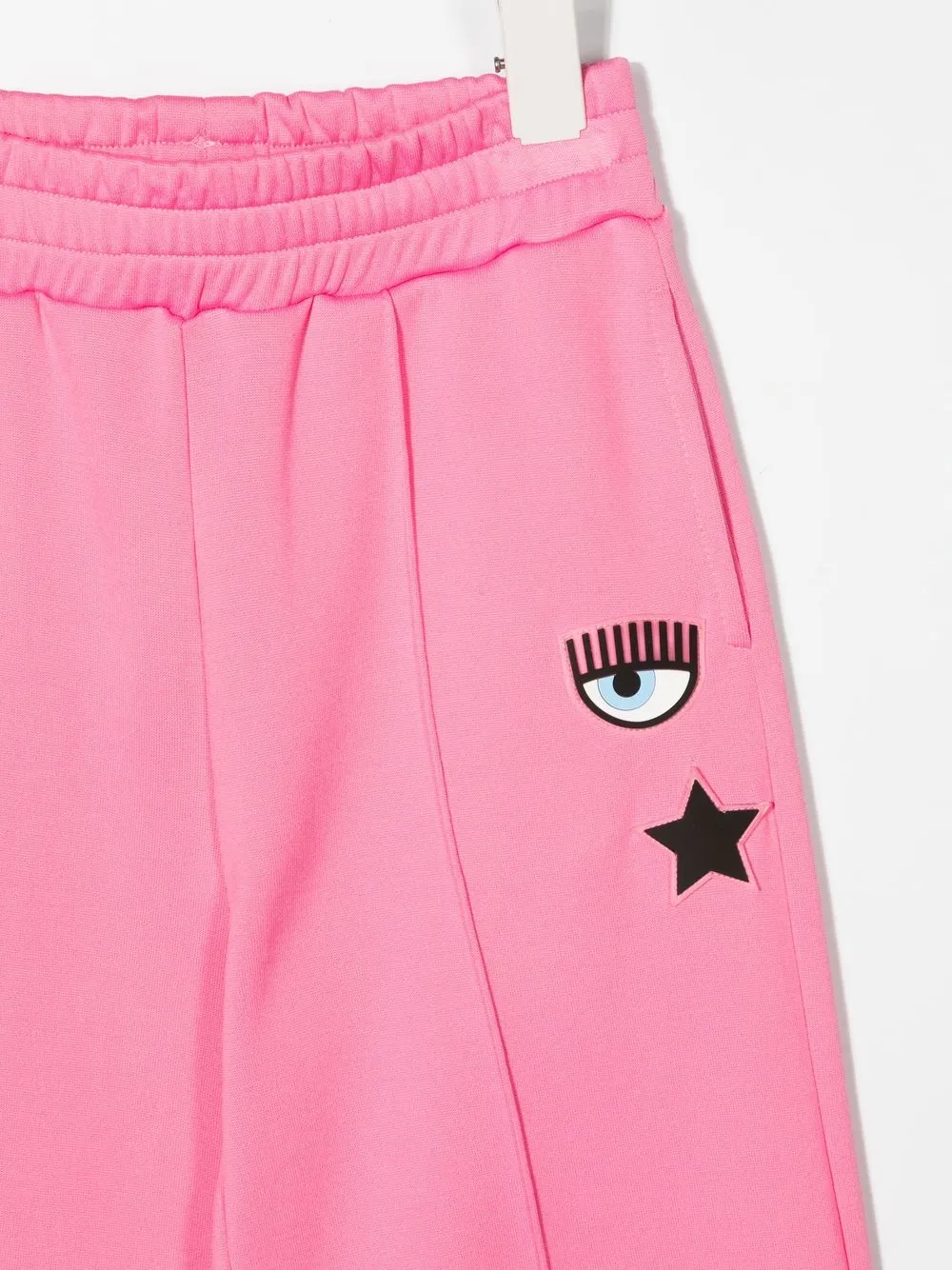  Chiara Ferragni Kids Jogginghose Mit Logo Stickerei   Rosa 