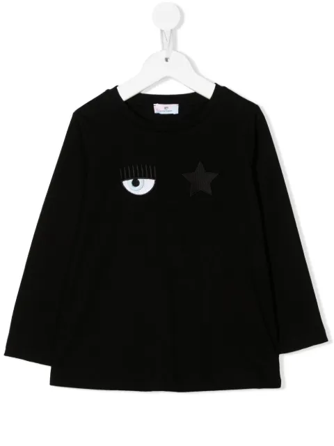 Chiara Ferragni Kids تيشيرت بطبعة 'آيلايك'