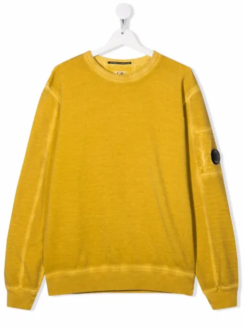 C.P. Company Kids TEEN Lens-detail cotton sweatshirt
