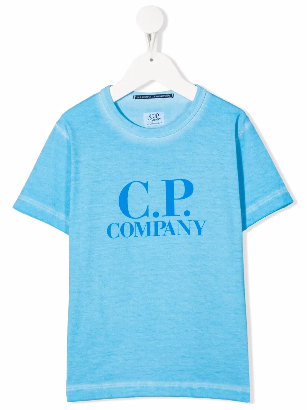 

C.P. Company Kids playera con logo estampado - Azul