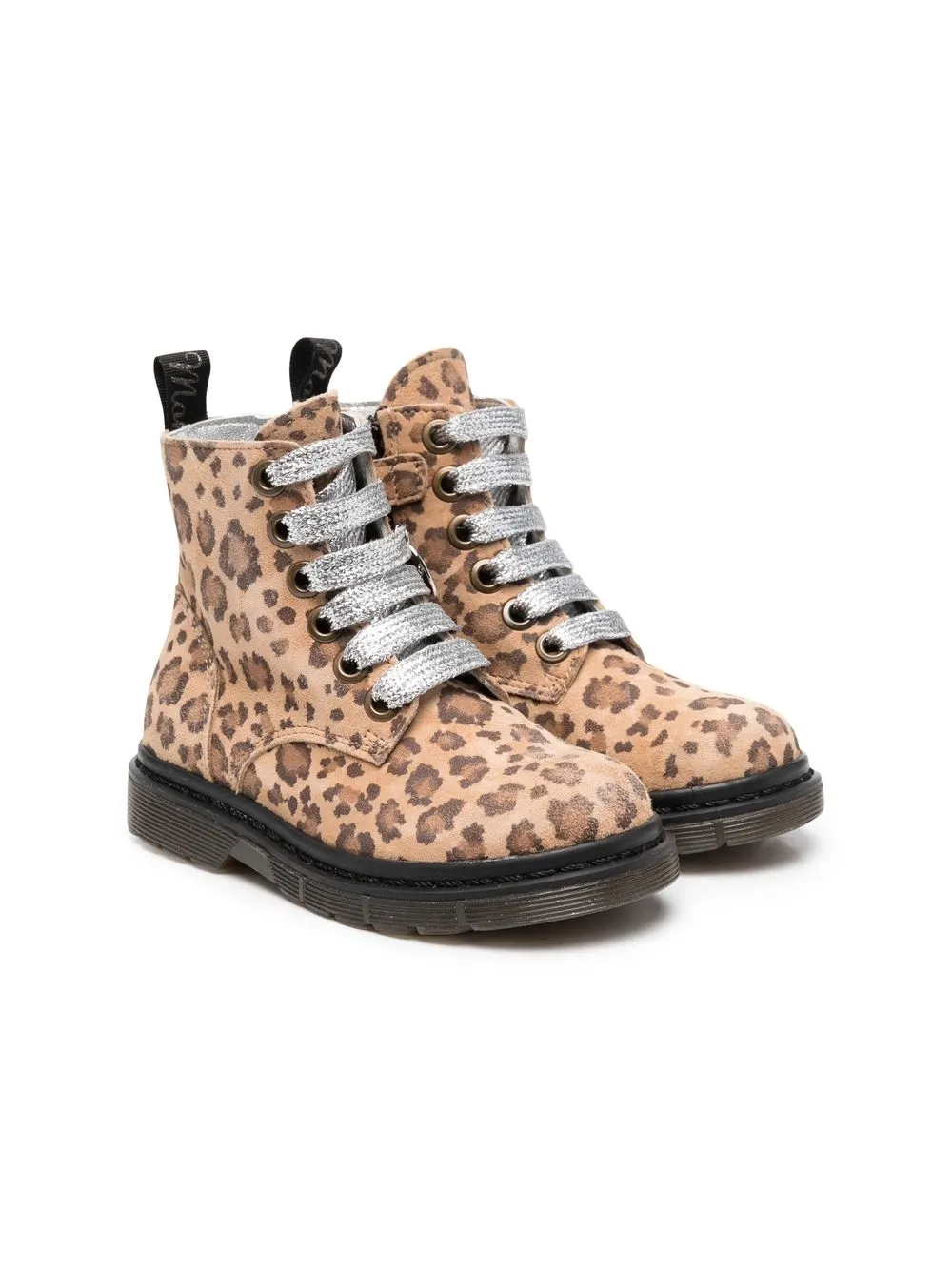 

Monnalisa botines con estampado de leopardo - Marrón