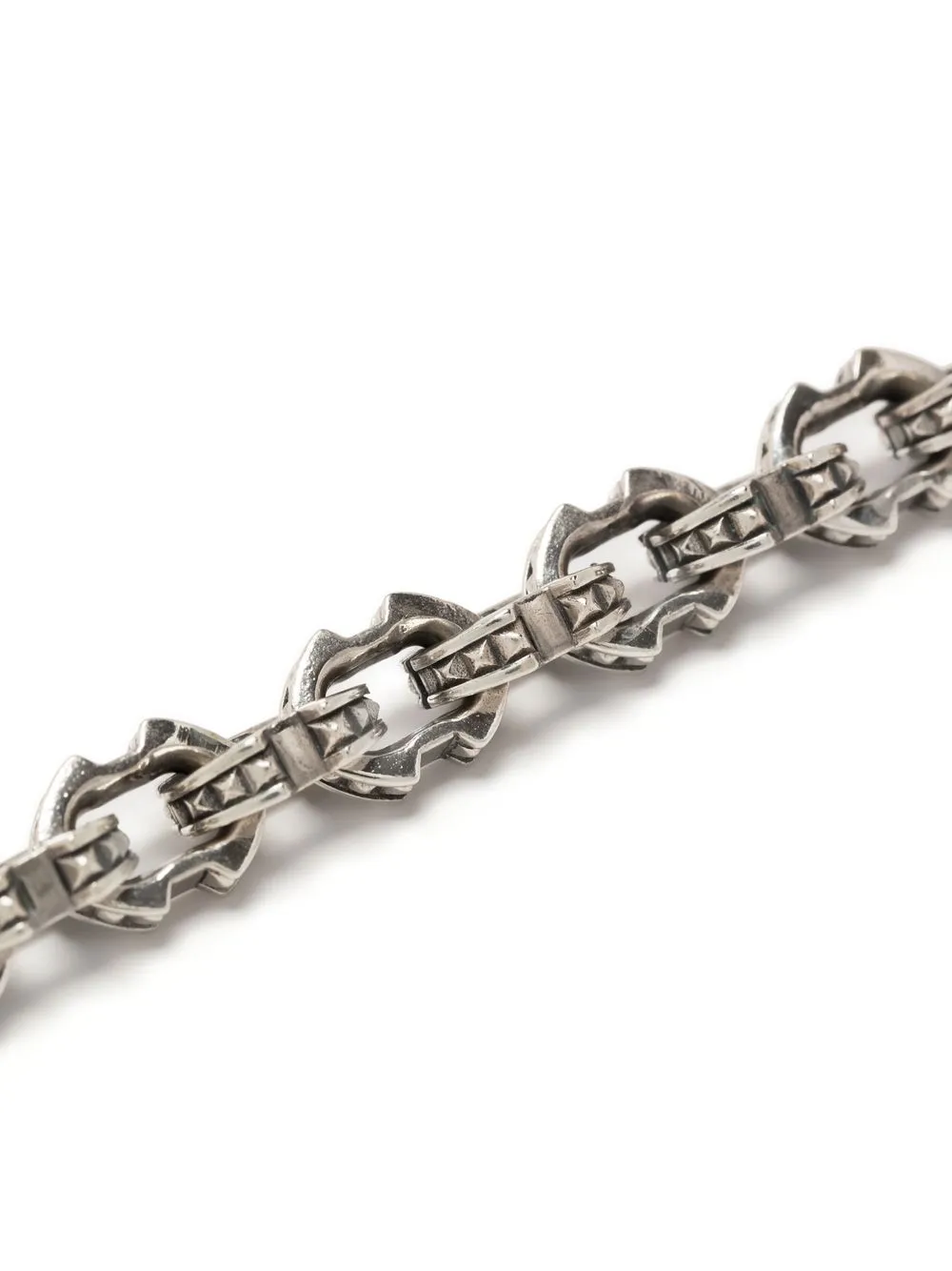 Emanuele Bicocchi spiked-link Chain Bracelet | Silver | FARFETCH