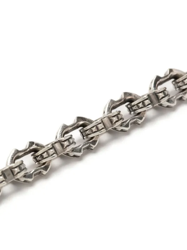 Emanuele Bicocchi spiked-link Chain Bracelet | Silver | FARFETCH