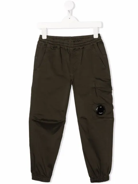 C.P. Company Kids pantalon cargo à patch logo