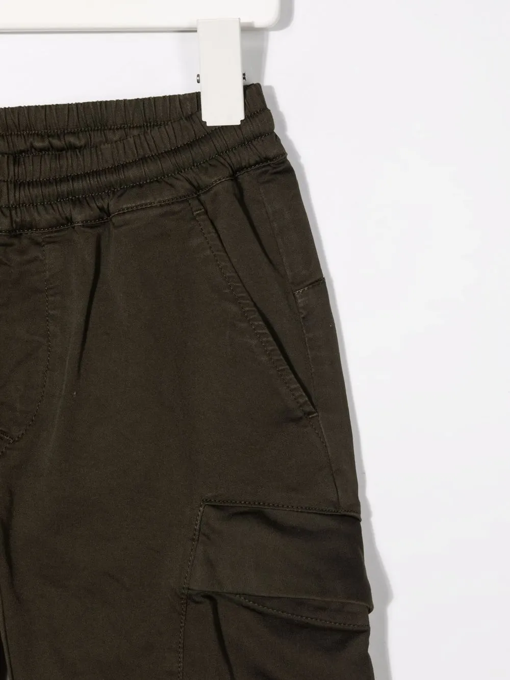 C.P. COMPANY LOGO-PATCH CARGO TROUSERS