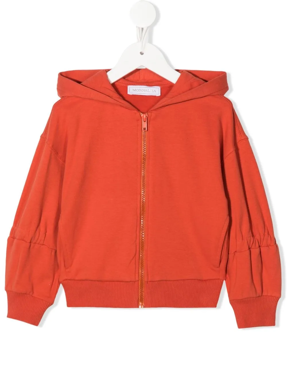 

Monnalisa hoodie con parche del logo - Naranja