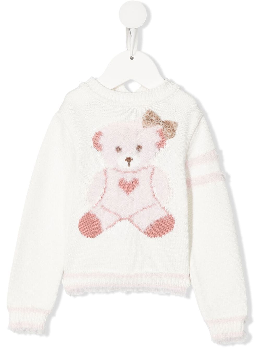 Monnalisa Teddy Bear Merino Sweater