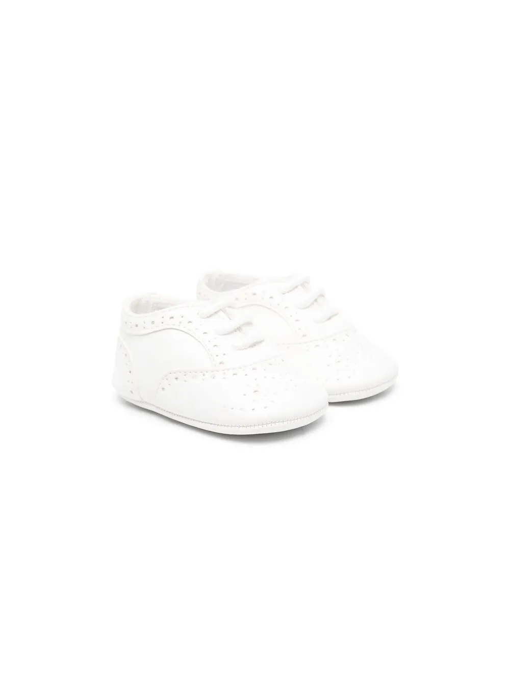 

Monnalisa perforated-detail pre-walkers - White