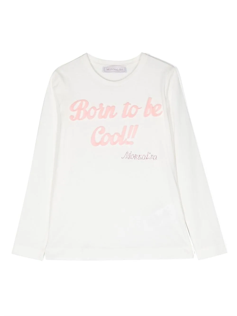 

Monnalisa graphic-print cotton T-Shirt - White