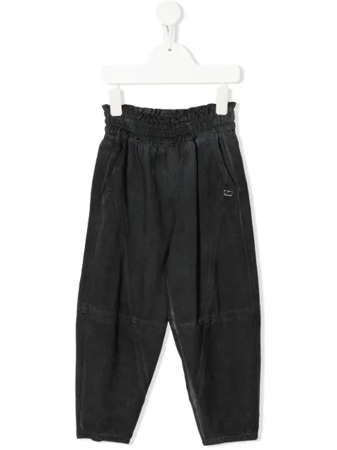 Monnalisa pantalones tapered con pretina elástica