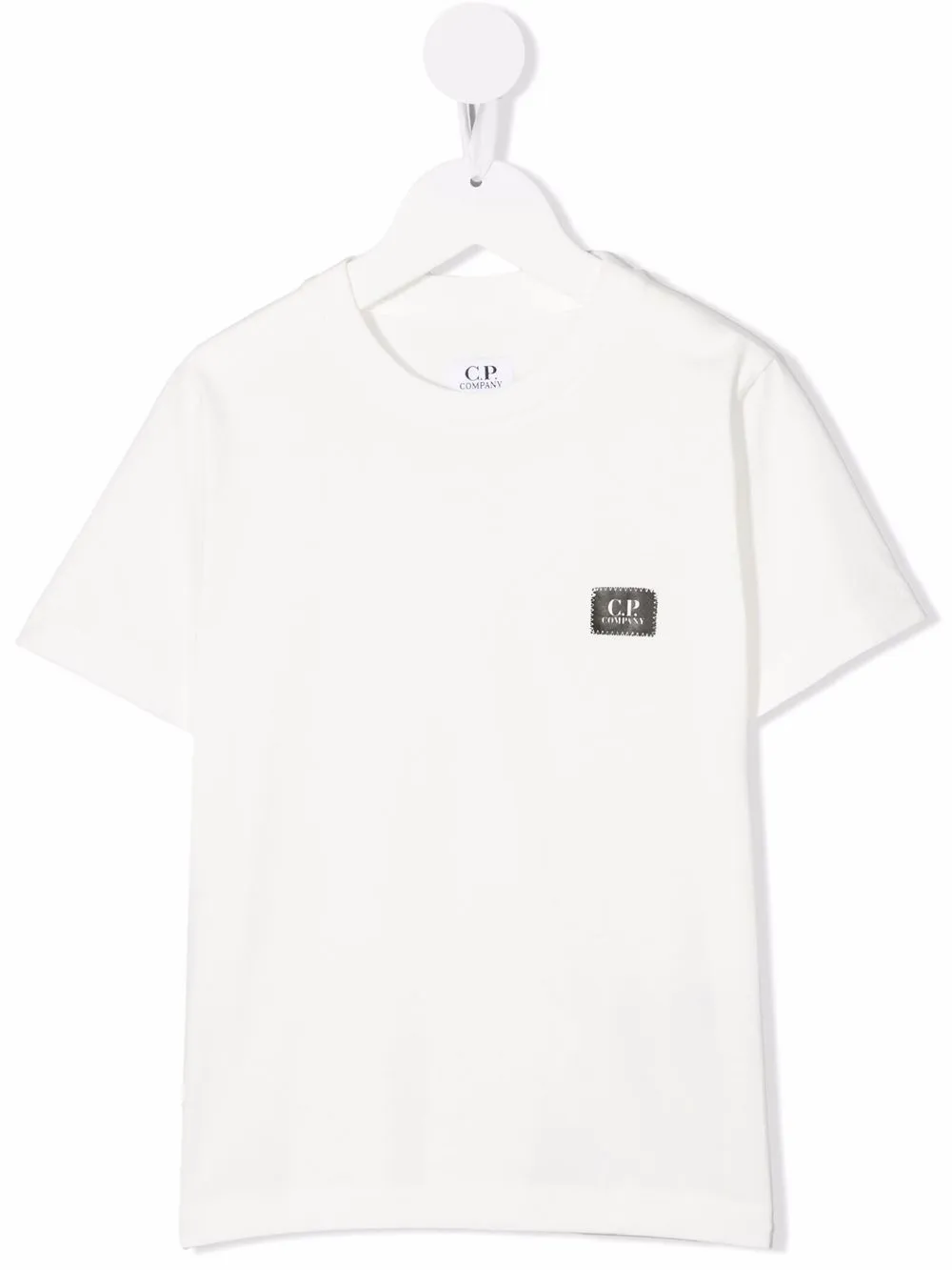 

C.P. Company Kids playera con logo estampado - Blanco