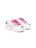 Monnalisa cartoon-print low-top sneakers - White