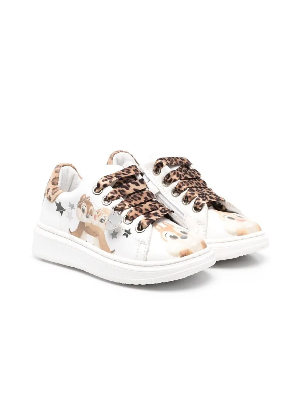 

Monnalisa bunny-print sneakers - White