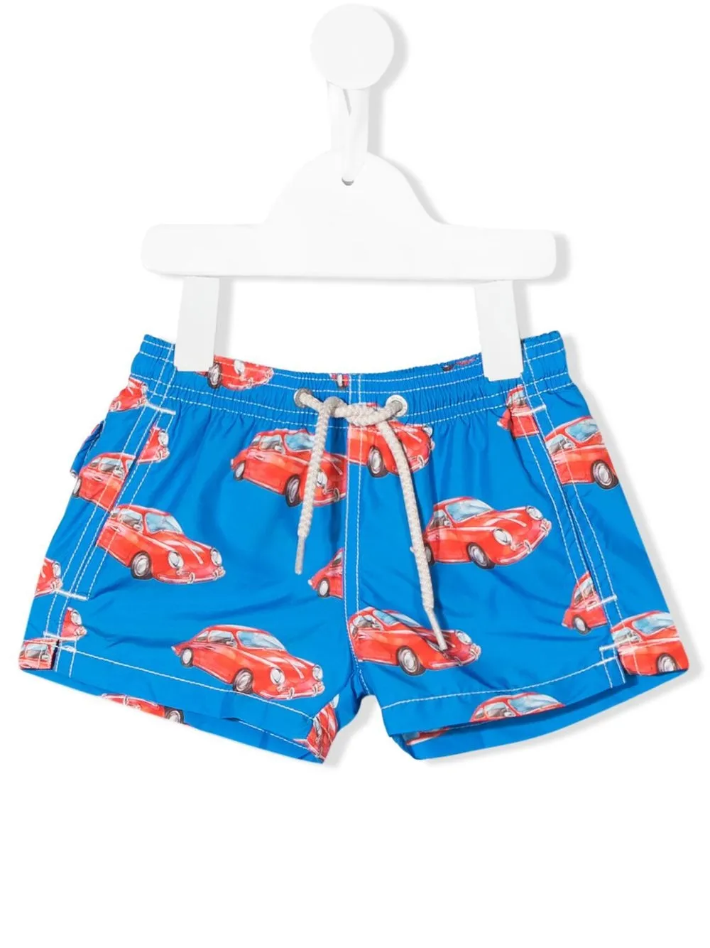 

MC2 Saint Barth Kids shorts de playa con estampado gráfico - Azul