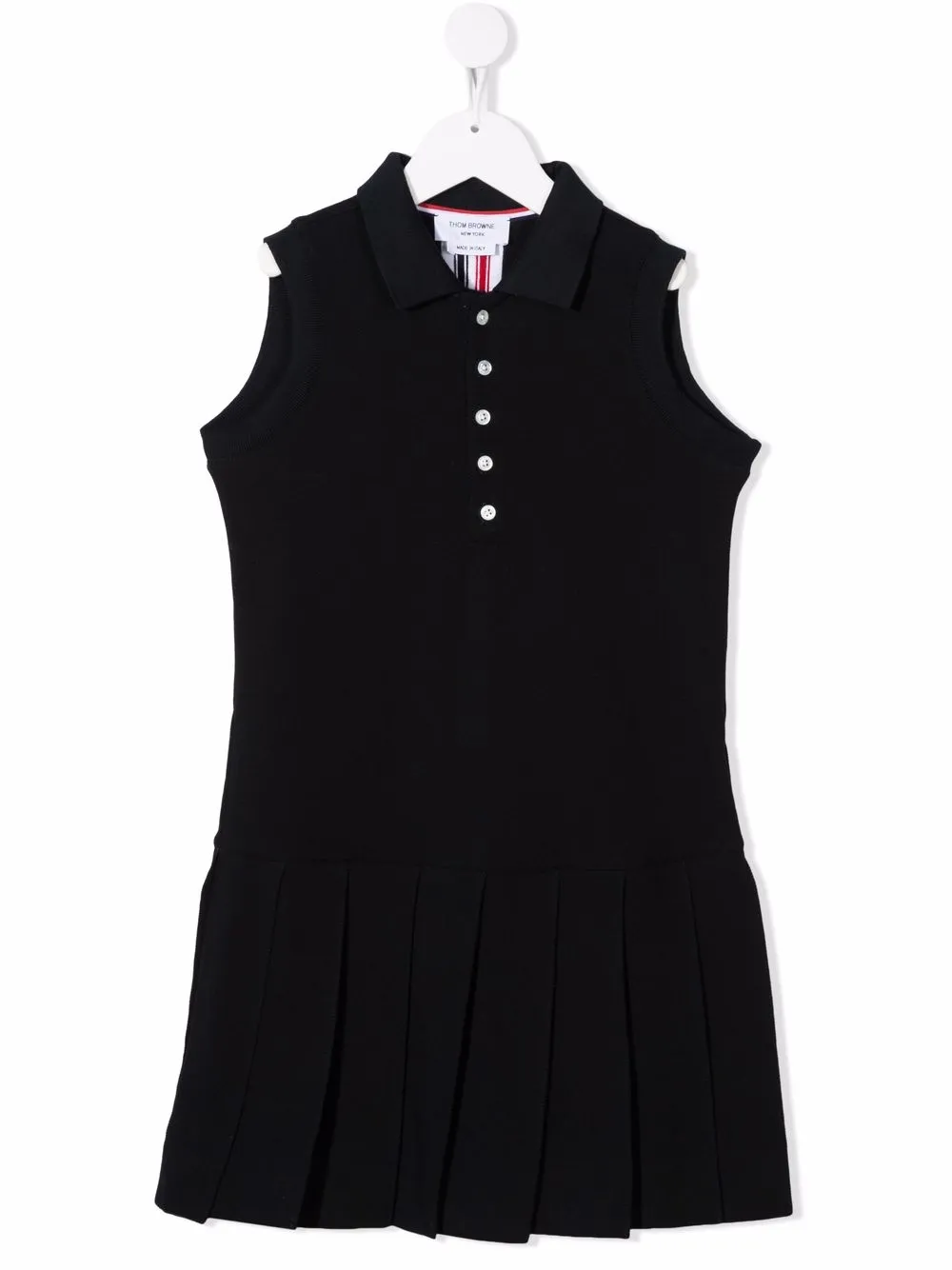 

Thom Browne Kids sleeveless polo dress - Blue