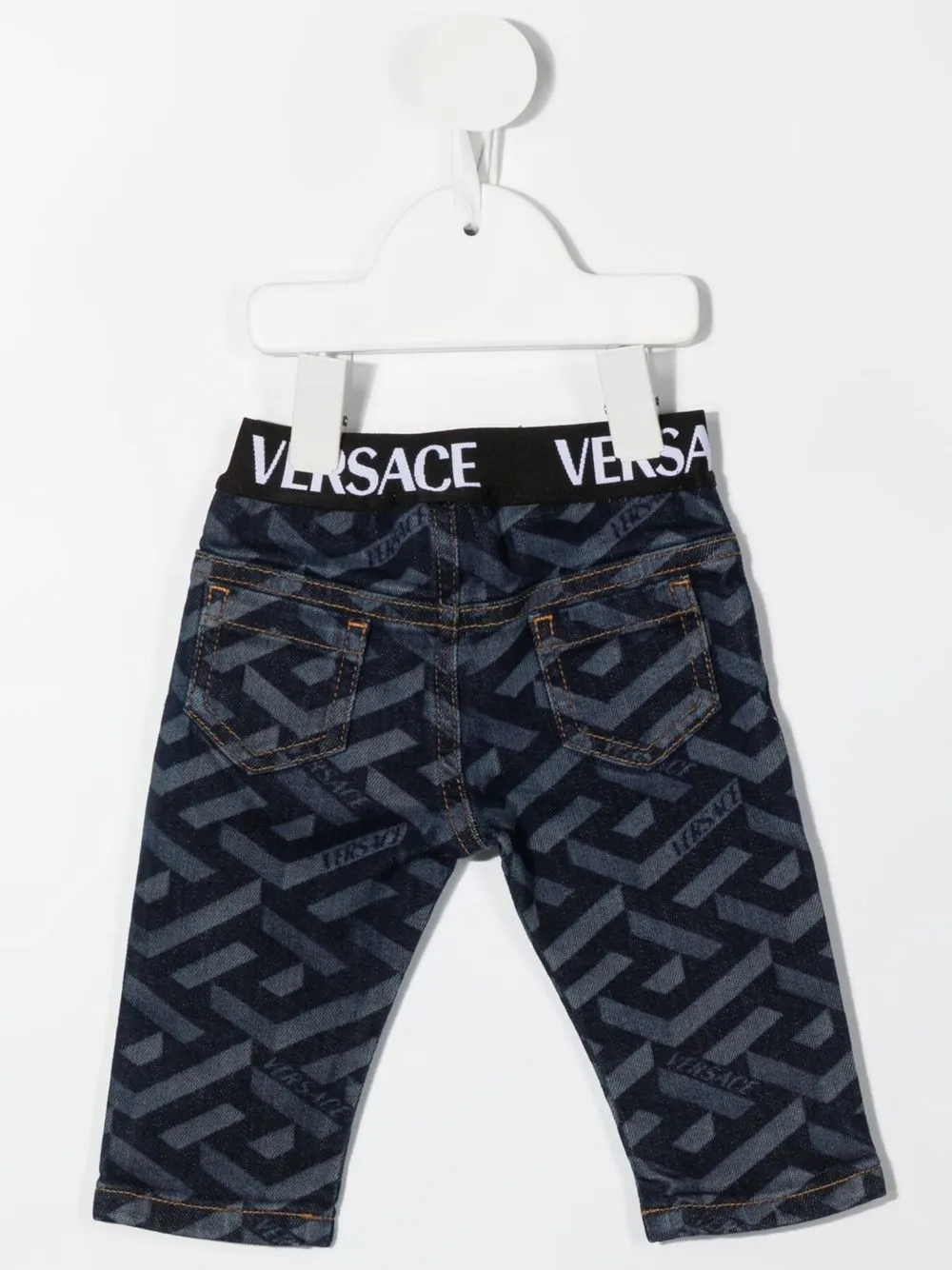 Versace Kids Straight jeans - Blauw