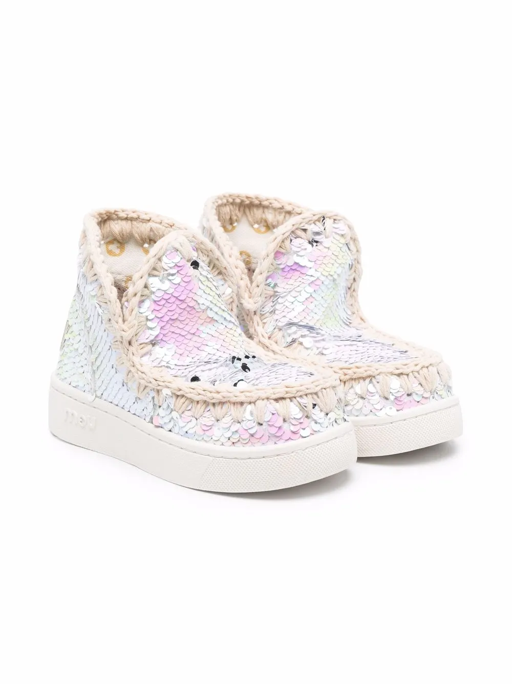 Mou Kids Botas Eskimo Con Lentejuelas - Farfetch