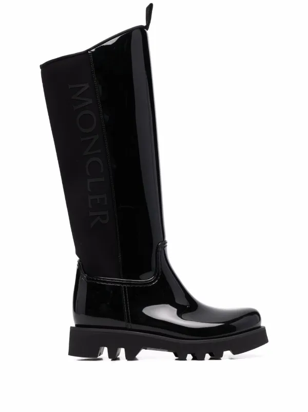 moncler patent boots