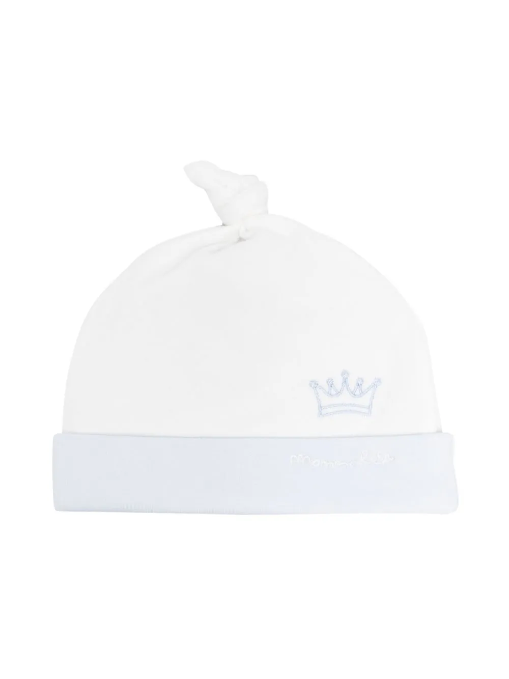 

Monnalisa gorro con logo bordado - Blanco