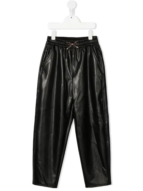 Monnalisa drawstring balloon trousers
