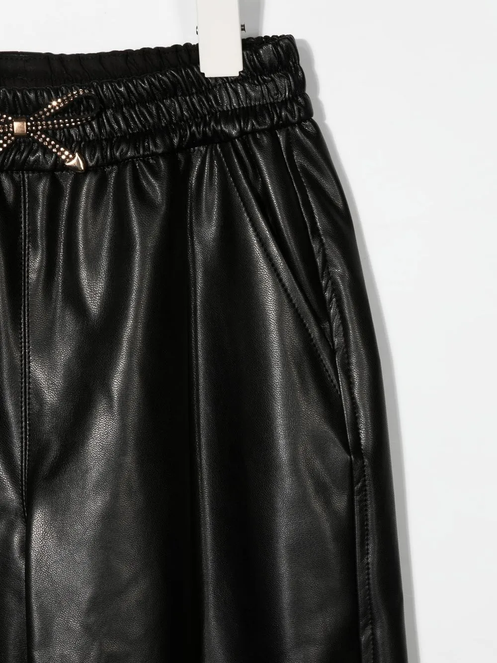  Monnalisa Drawstring Balloon Trousers - Black 